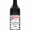 "BFF to Aunties" Wine Bottle Label Stickers