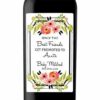 "Only the Best Friends" Wine Bottle Label Stickers Pregnancy Announcement, Baby Announcement Wine  -   bwinelabel59