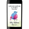 "We are Due!" Wine Bottle Label Stickers