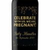 "Celebrate with Us!" Wine Bottle Label Stickers Pregnancy Announcement, Baby Announcement Wine  -   bwinelabel61