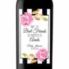 "Best Friends to Aunts" Wine Bottle Label Stickers Pregnancy Announcement, Baby Announcement Wine  -   bwinelabel58