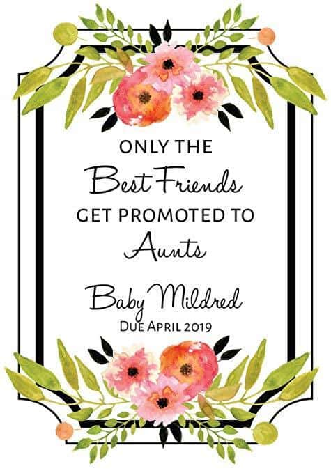 "Only the Best Friends" Wine Bottle Label Stickers Pregnancy Announcement, Baby Announcement Wine  -   bwinelabel59