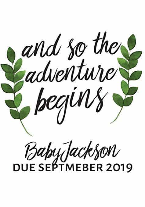 "Baby Party" Wine Bottle Label Stickers Pregnancy Announcement, Baby Announcement Wine  -   bwinelabel60