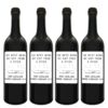 The best news We Got from a Stick! Baby Announcement Wine Label Bottle Stickers, Customizable Label Stickers bwinelabel113