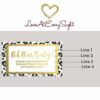 Oh Our Baby! Personalized Mini Champagne Bottle Label Stickers for Baby Shower Party