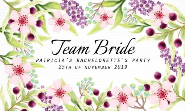 The Team Bride Personalized Mini Champagne Bottle Label Stickers for Bridal Shower, Bachelorette and Engagement Party