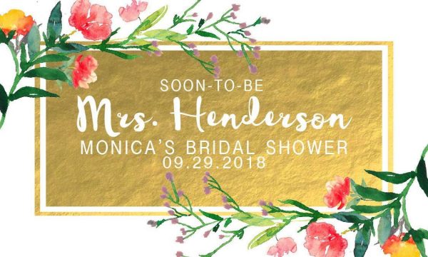 Soon-To-Be Mrs Personalized Mini Champagne Bottle Label Stickers for Bridal Shower, Bachelorette and Engagement Party