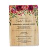 Rustic Elopement Wedding Reception Invitation Cards, BBQ Casual Reception Party Invitation Cards elopement133