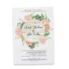 Elopement Reception Party Invitations, Casual Wedding Reception Cards, Printed Printable Wedding Party Card, Gentle Floral Design elopement249