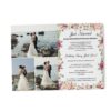 Elopement Reception Party Invitations, Wedding Reception Cards with Photo, Printed Printable Wedding Party Card,Delicate Floral Design elopement279