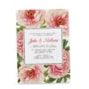 Vintage Elopement Wedding Reception Invitation Cards, Floral, Casual Party BBQ Party Invitation Cards elopement86-2