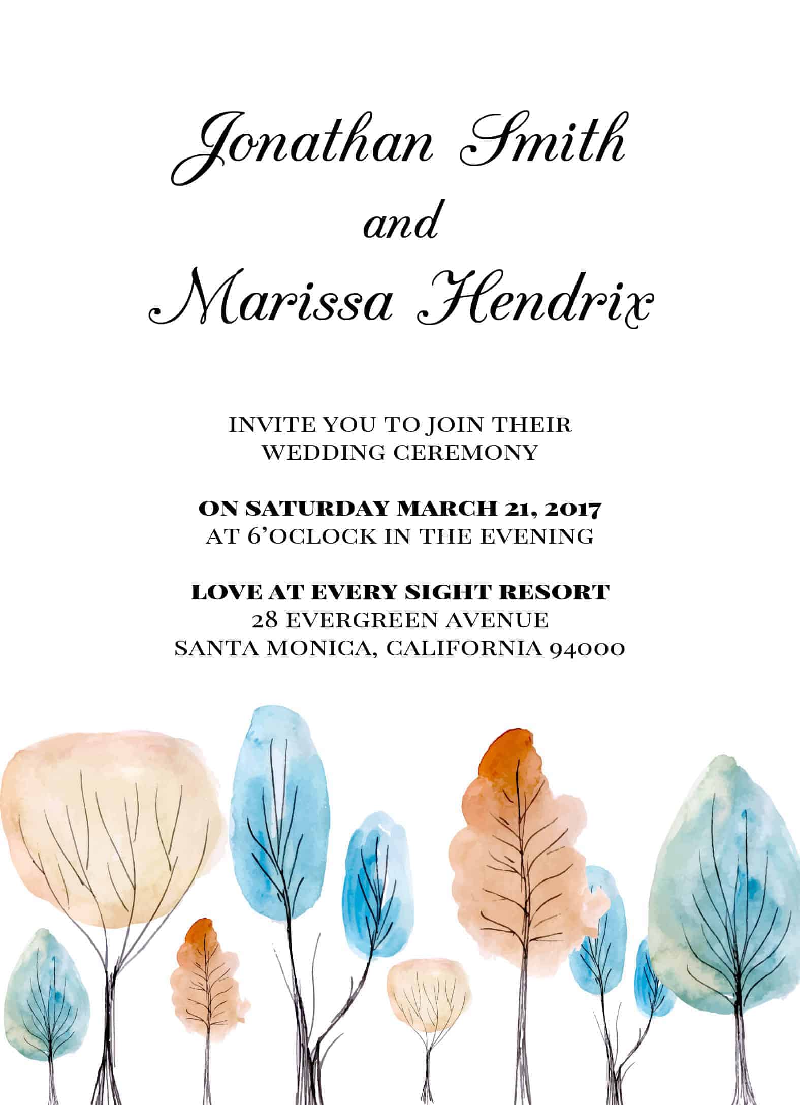 Wedding Invitation Cards with RSVP postcards Fall, Trees, Nature Wedding Invitations, Wedding Cards, Cheap Wedding Invitations Wedding Invitation Cards with RSVP postcards Fall, Trees, Nature Wedding Invitations, Wedding Cards, Cheap Wedding Invitations