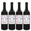 Only best friends get promoted to aunts mermaid tail baby pregnancy announcement wine labels, sold in sets of four bwinelabel165