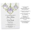 Tied The Knot Elopement Announcement Card, Watercolor Galaxy Celestial Wedding Card#441