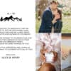 We've Exchanged Vows , Flat Elopement Announcement Cards with Photos, Personalized Post-Wedding Notice, Marriage Announcement Cards elopement195