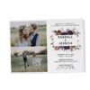 Wedding Party Invitation Photo Card, Marriage Reception Card, Inspiring Invitation Set, Beautiful Floral Theme elopement305