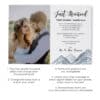 Just Married Mountain Elopement Announcement Card, Wedding Announcement Cards #369 elopement369