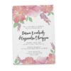 Floral Reception Invitation Cards Floral Watercolor Frame, Casual Outdoor Elopement Party Cards elopement389