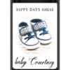 Happy days ahead pregnancy baby announcement wine labels bwinelabel193