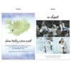 We eloped! Iceland Elopement wedding announcement card personalized, #481