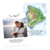 Big Island Hawaii Elopement Announcement Card We Eloped #491