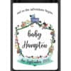 And so the adventure begins custom baby pregnancy announcement wine labels bwinelabel217