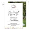 Pastel Spring wedding reception invitation cards #530