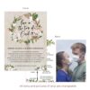 Custom rustic Love in the Time of Covid-19 Intimate Wedding announcement cards #558