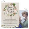 Custom rustic Love in the Time of Covid-19 Intimate Wedding announcement cards #558