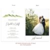 Mountain Wedding Reception Invitation Cards Personalized #626