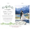 And so together they decided on forever elopement intimate wedding announcement cards personalized #654