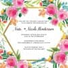 Elopement Reception Party Invitations, Casual Elopement Wedding Reception Cards, Printed and Printable Wedding Party Card #105 elopement105