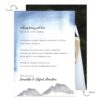 Mountain Outdoor Elopement Wedding Announcement Cards Custom Nothing Fancy Just Love#637