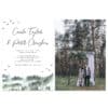 Outdoors Wedding Elopement Announcement Personalized Cards